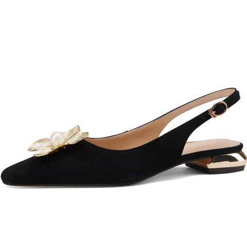 The Idalia Pointed Toe Flats