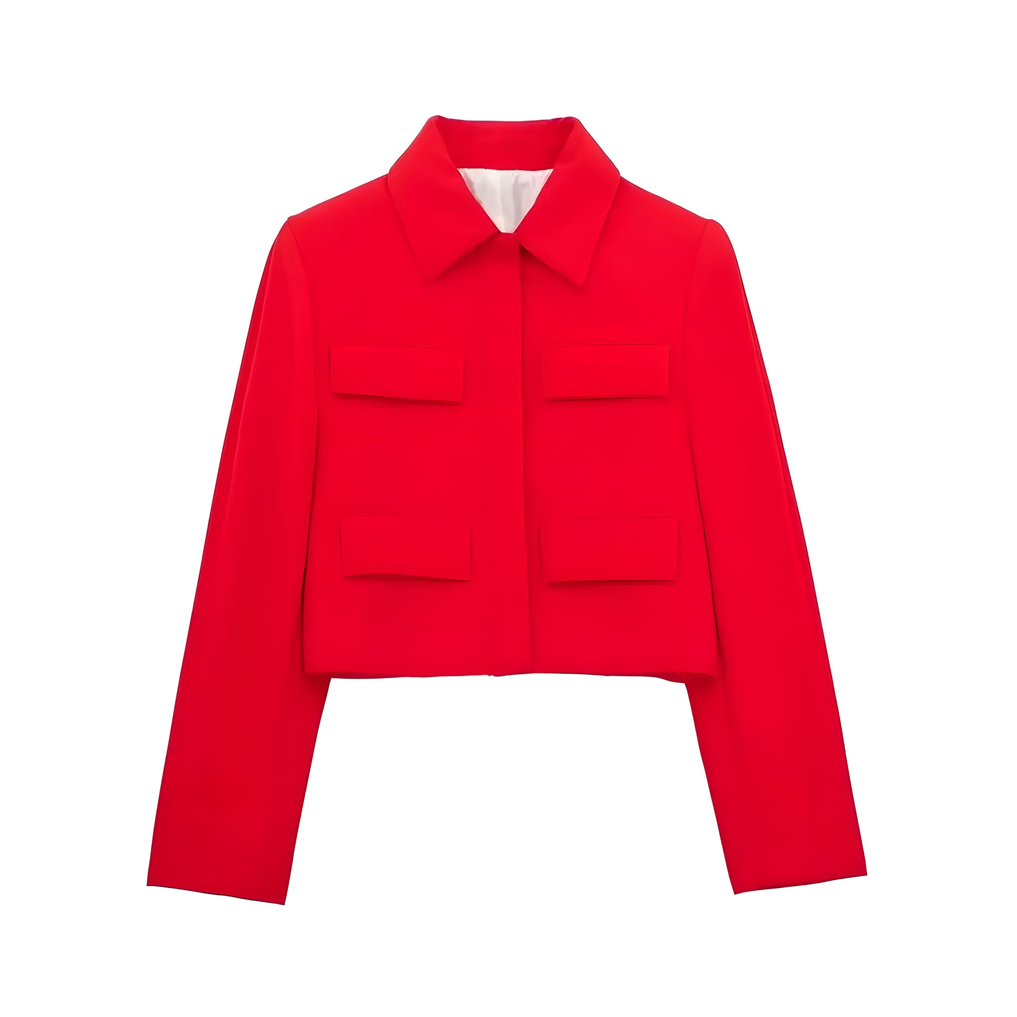 The Sybil Long Sleeve Cropped Jacket