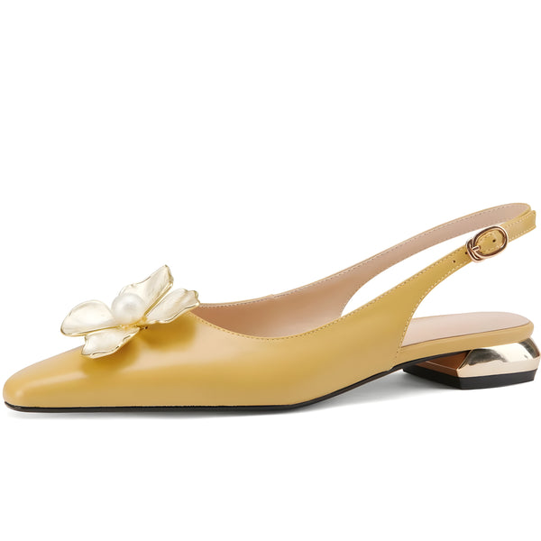 The Idalia Pointed Toe Flats