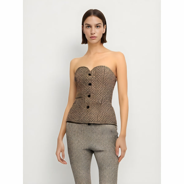 The Henrietta Strapless Corset Top