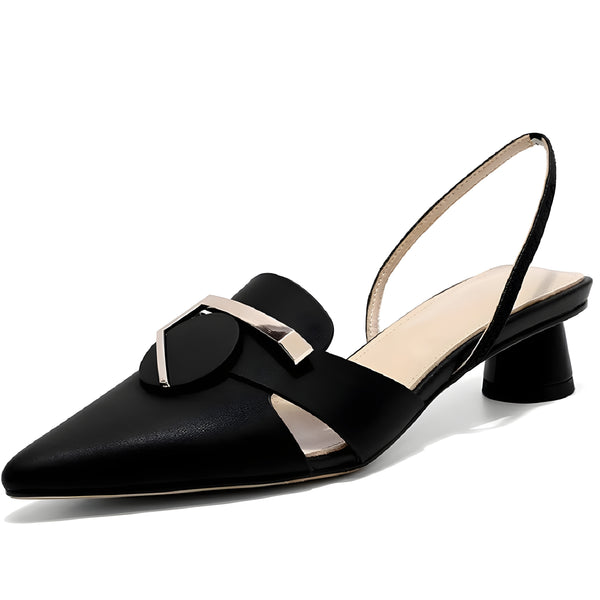 The Antheia Leather Pumps