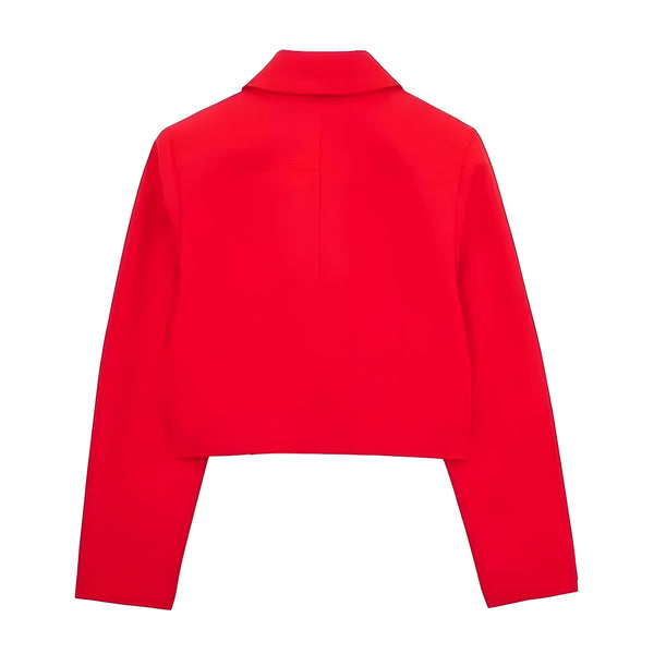 The Sybil Long Sleeve Cropped Jacket