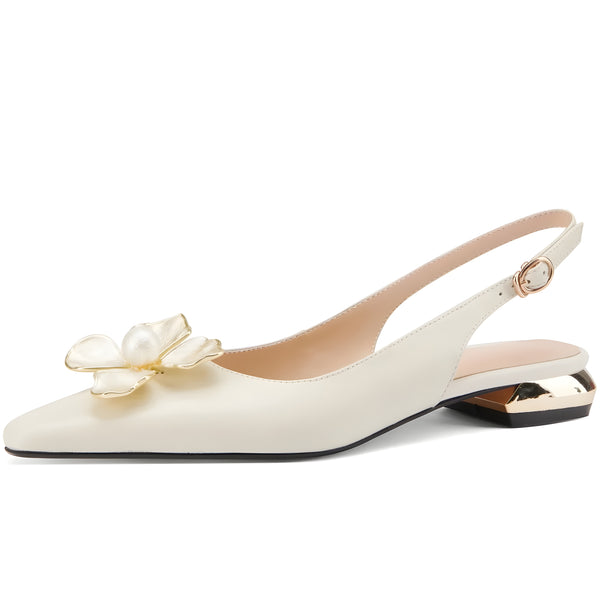 The Idalia Pointed Toe Flats