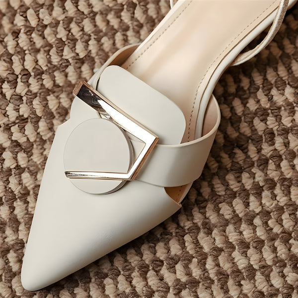 The Antheia Leather Pumps