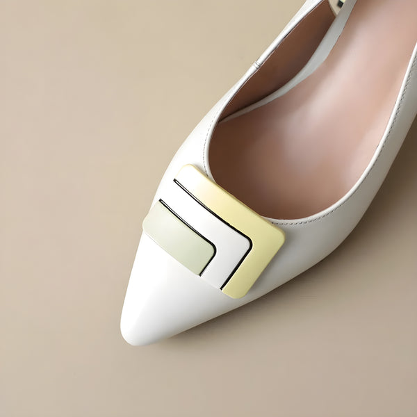 The Lucasta Leather Pumps