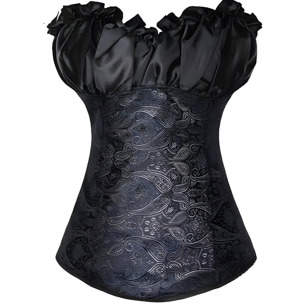 The Aurelia Embroidered Corset Top