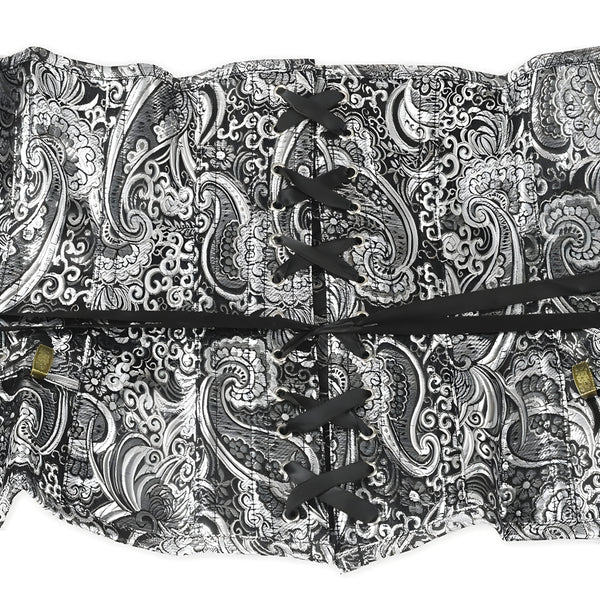 The Silver Paisley Corset Top