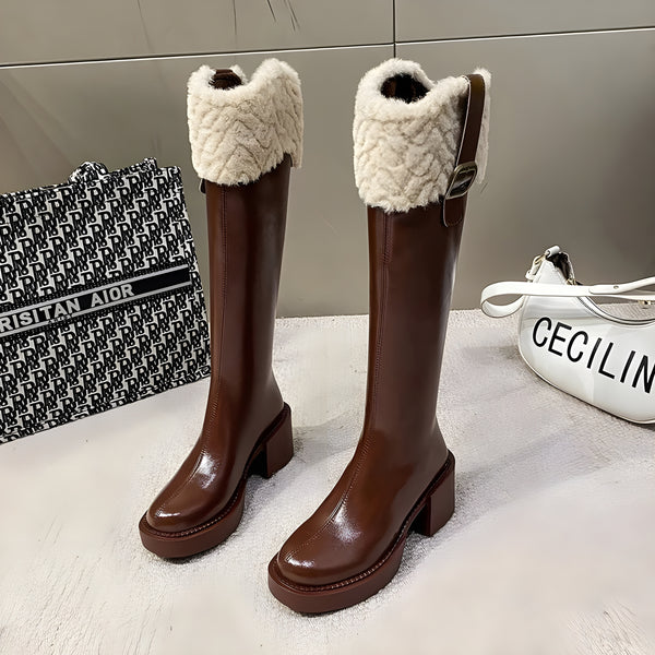 The Corinna Faux Fur Boots