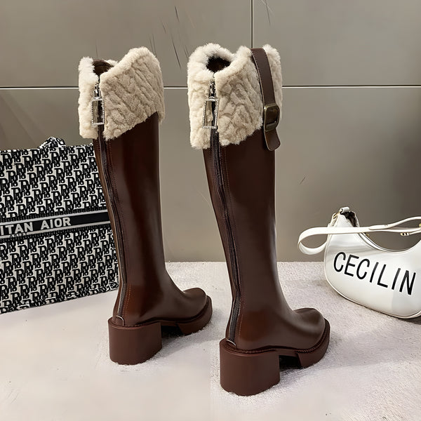 The Corinna Faux Fur Boots