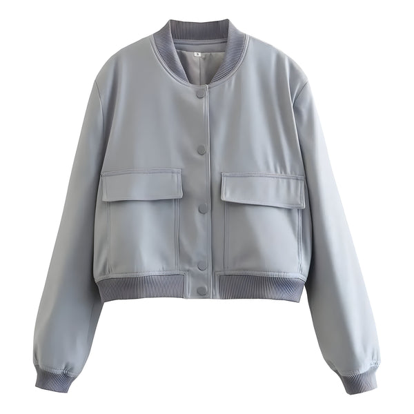 The Nyssa Long Sleeve Cropped Jacket