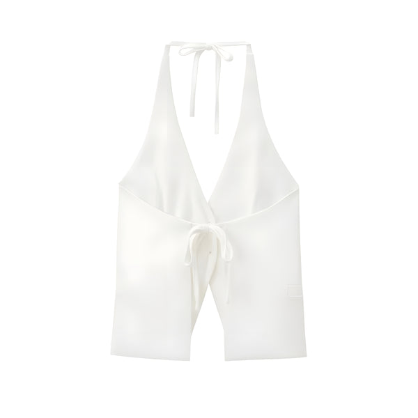 The Ameline Asymmetrical Sleeveless Blouse