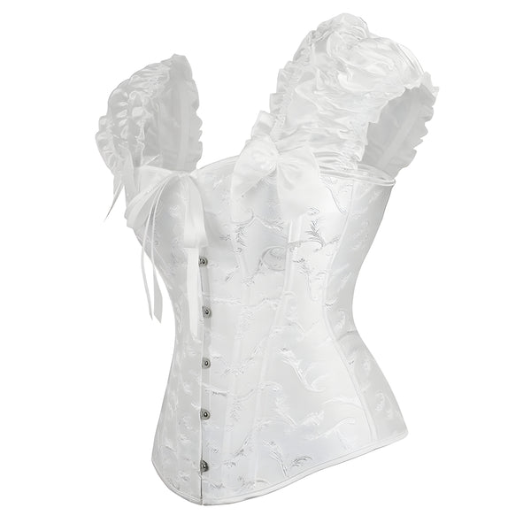 The Ruth Ruffled Sleeve Corset Top