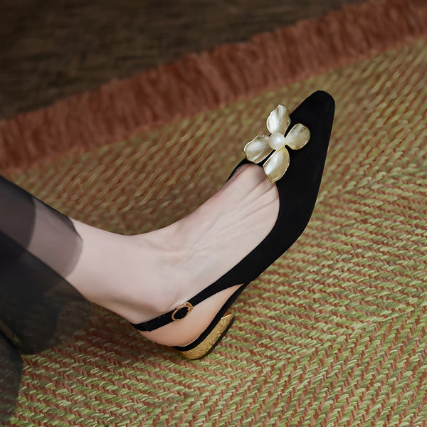 The Idalia Pointed Toe Flats