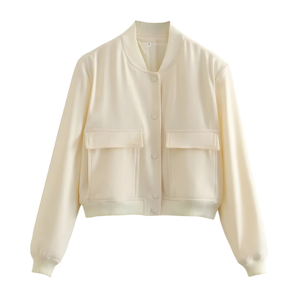 The Nyssa Long Sleeve Cropped Jacket