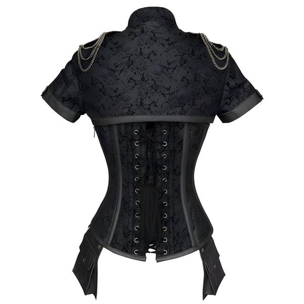 The Katana Mandarin Collar Corset Top