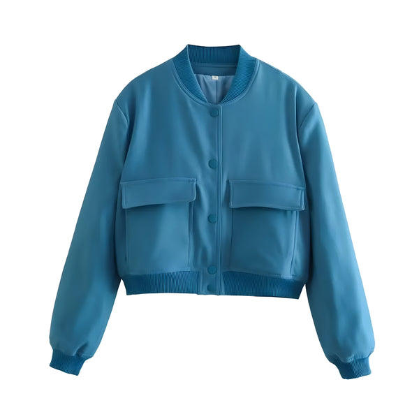 The Nyssa Long Sleeve Cropped Jacket