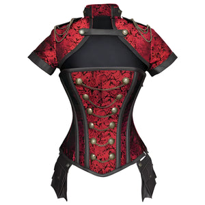 The Katana Mandarin Collar Corset Top