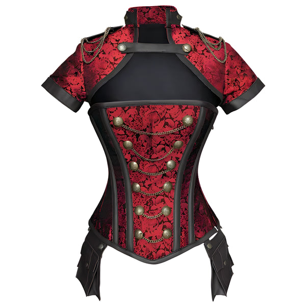 The Katana Mandarin Collar Corset Top