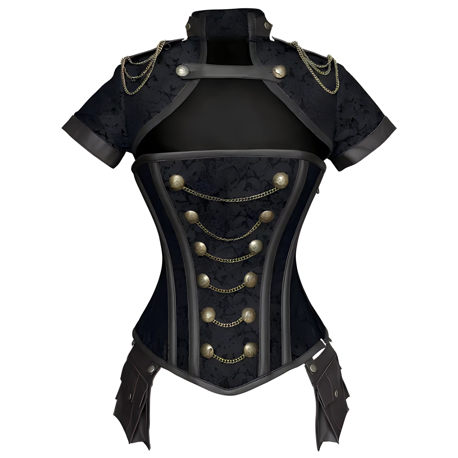 The Katana Mandarin Collar Corset Top