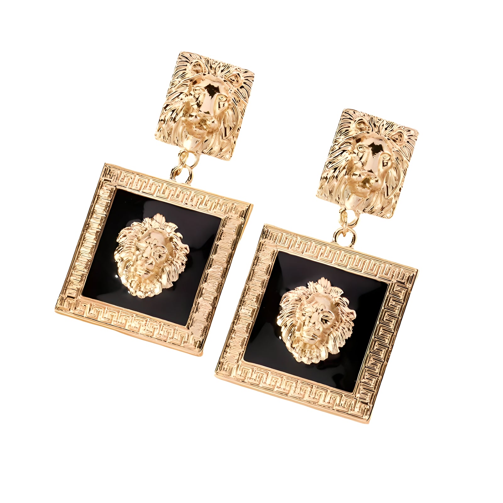 The Lucrezia Square Drop Earrings