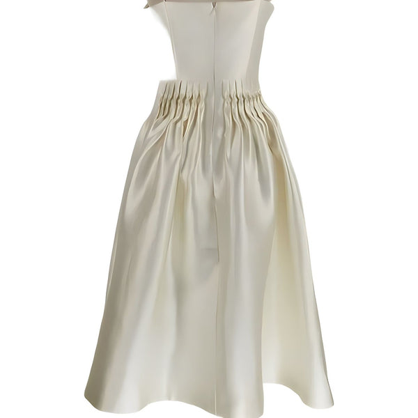 The Quintessa Pleated Sleeveless Dress