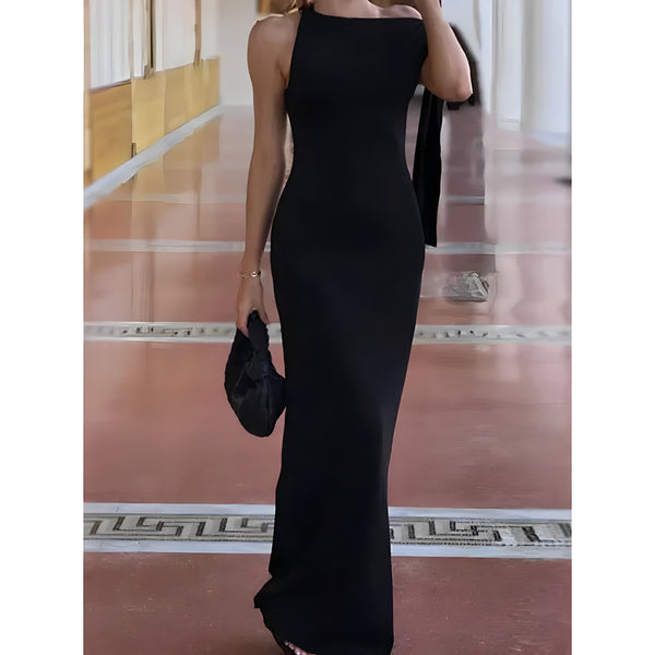 The Maia Off-Shoulder Bodycon Maxi Dress