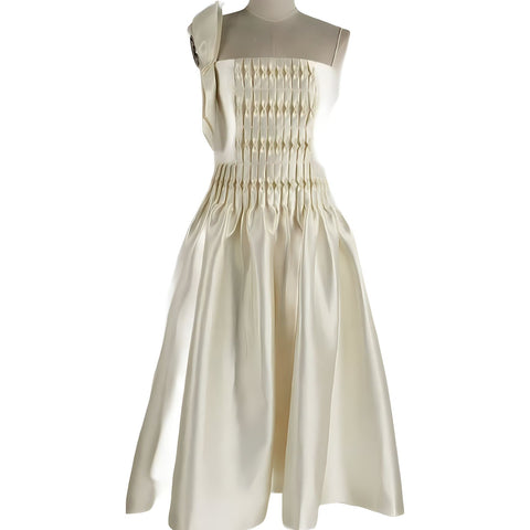 The Quintessa Pleated Sleeveless Dress