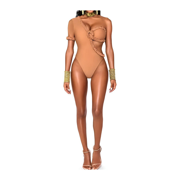 The Europa High Waist One-Piece Bikini Bathing Suit