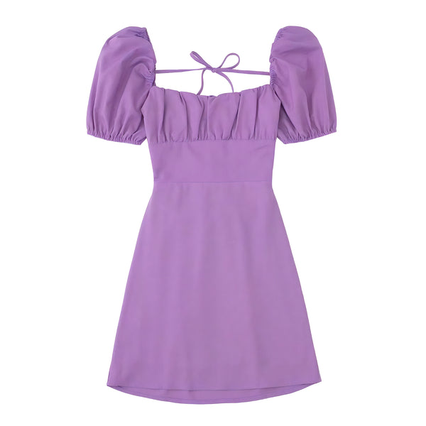 The Lucy Ruffled Sleeve Mini Dress