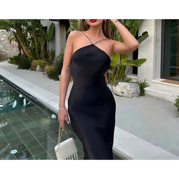 The Nocturne Off-Shoulder Maxi Dress