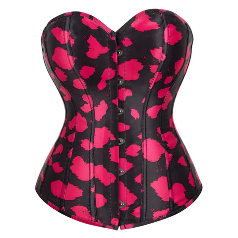 The Amaryllis Printed Corset Top