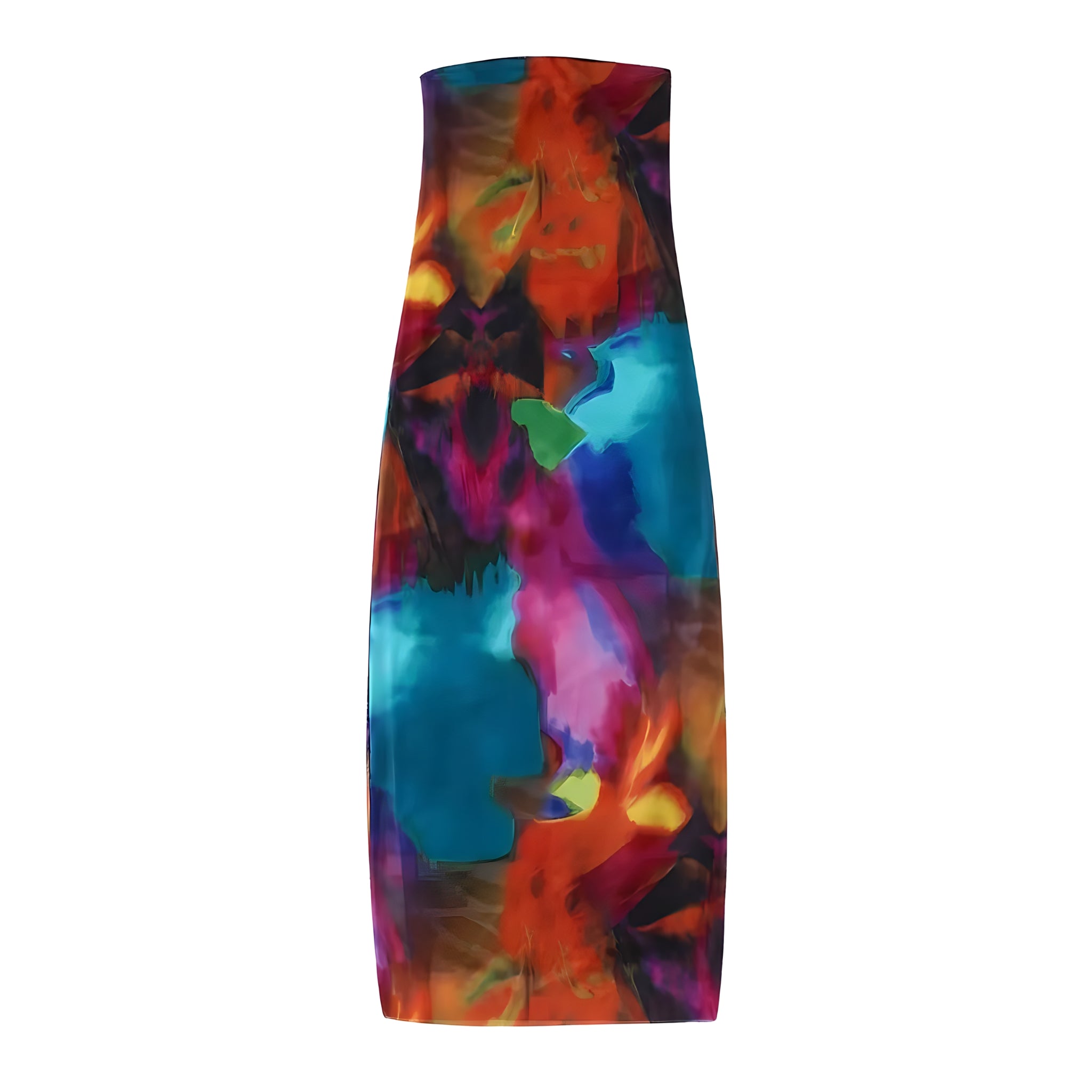 The Maura Tie Dye Body Con Midi Dress