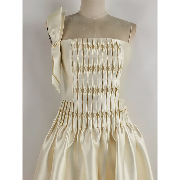 The Quintessa Pleated Sleeveless Dress