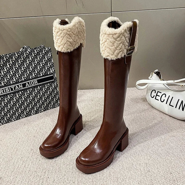 The Corinna Faux Fur Boots