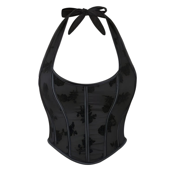 The Mercer Halter Corset Top