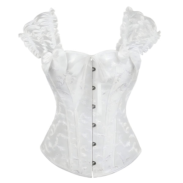 The Ruth Ruffled Sleeve Corset Top