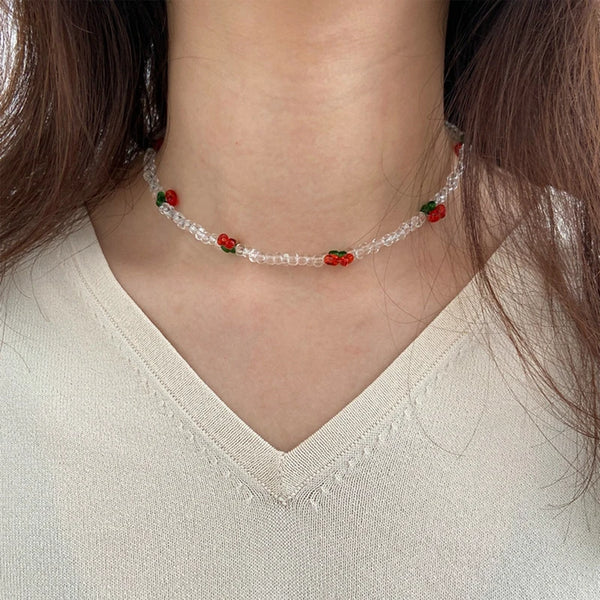 The Cherish Beaded Choker Necklace